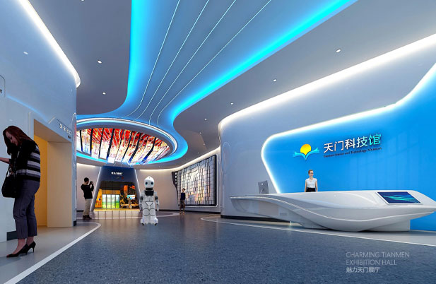 天門市科技館開館試運(yùn)行